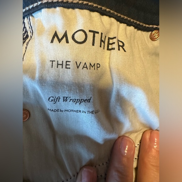 MOTHER Denim Skinny Jean - The Vamp - Gift Wrapped - Picture 8 of 12